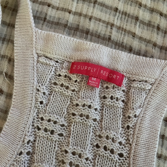 Z Supply | Resort Scallop Sweater Tank 🥥 - Picture 4 of 4